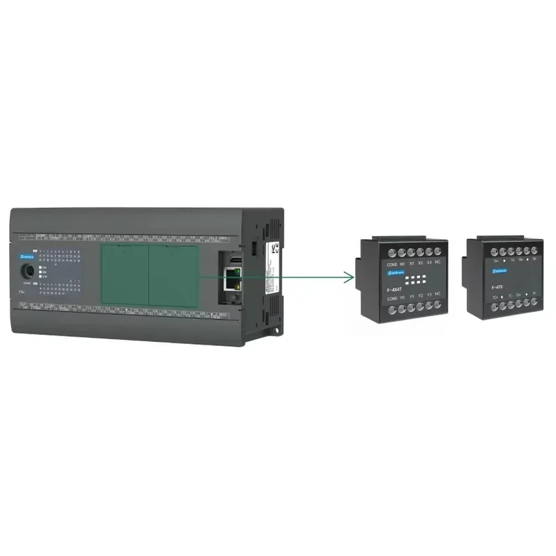 Samkoon PLC Controller AC100-240V Ethernet 2 RS485 Ports 26 Inputs 24 Transistor Outputs