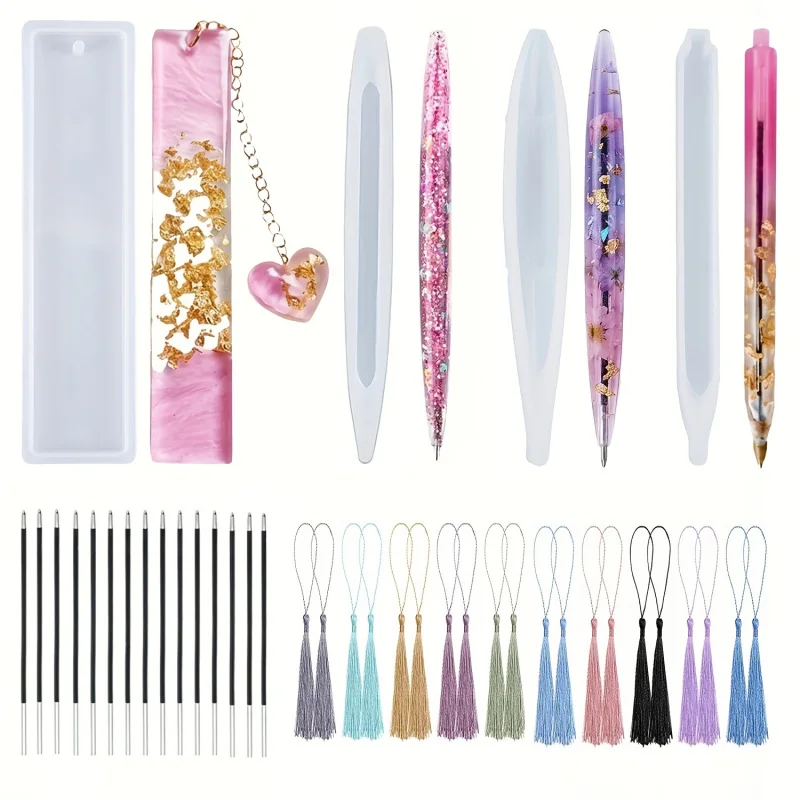 

Силиконовая форма для ручек и закладок/формы для кисточек, форма для литья из эпоксидной смолы, материалы для рукоделия, различные формы для ручек, кисточки и другие.