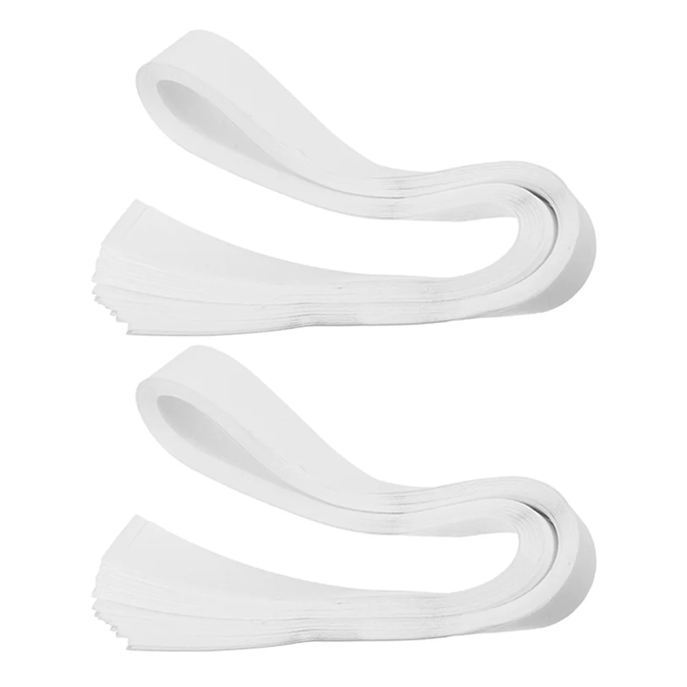 80pcs Paper Convenient Paper Money Bands Straps Cash Wrapping Convenient Money Bands White Simple Practical Key Storage