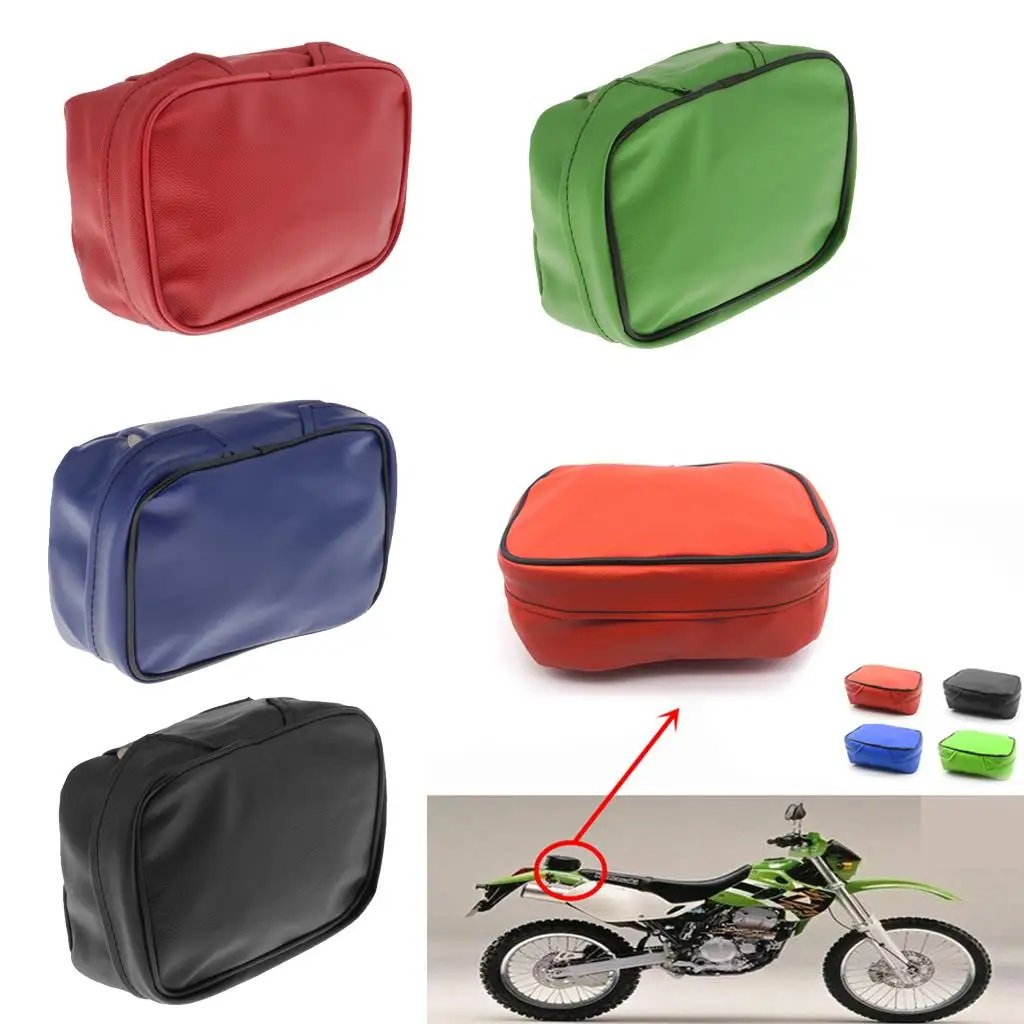 

Waterproof PU Leather Motorcycle Trunk Bag Pouch Sport Luggage Travel Storage for Back Seat Carry