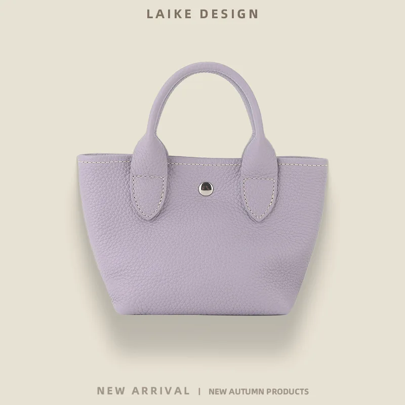 

Bag Women's 2025 New Leather Vegetable Basket Niche Premium Bucket Stylish and Simple Shoulder Crossbody