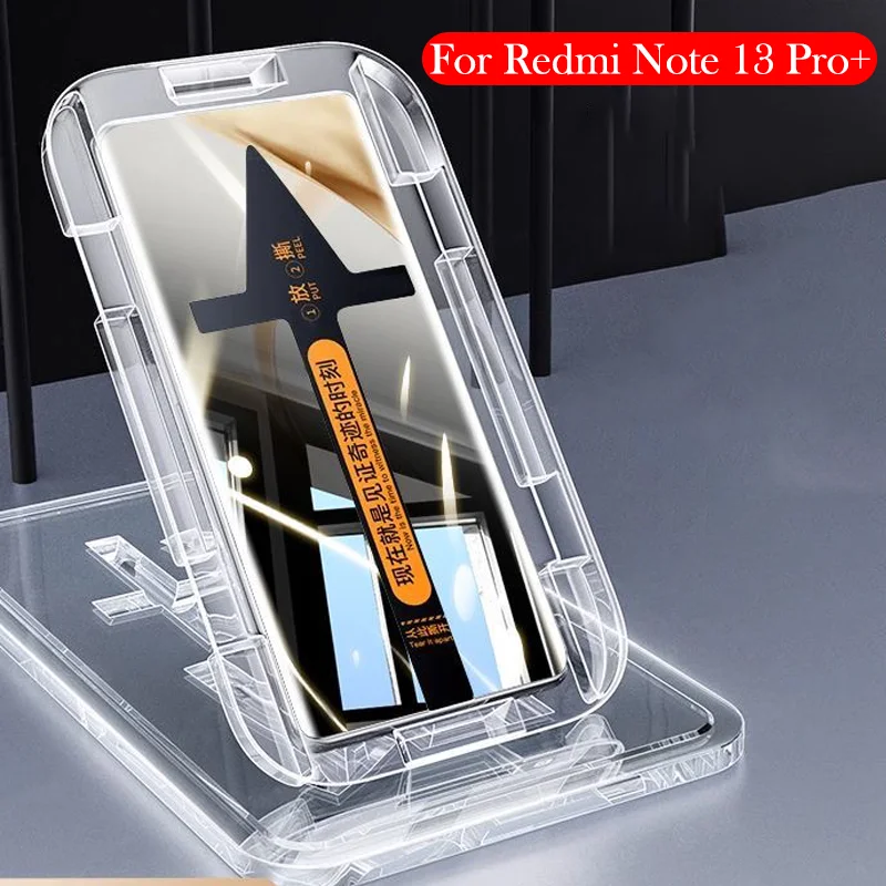

2PC Tempered Glass For Redmi Note 13 Pro+ Dust-free Installation Film Screen Protector for Redmi Note 13 Pro Plus