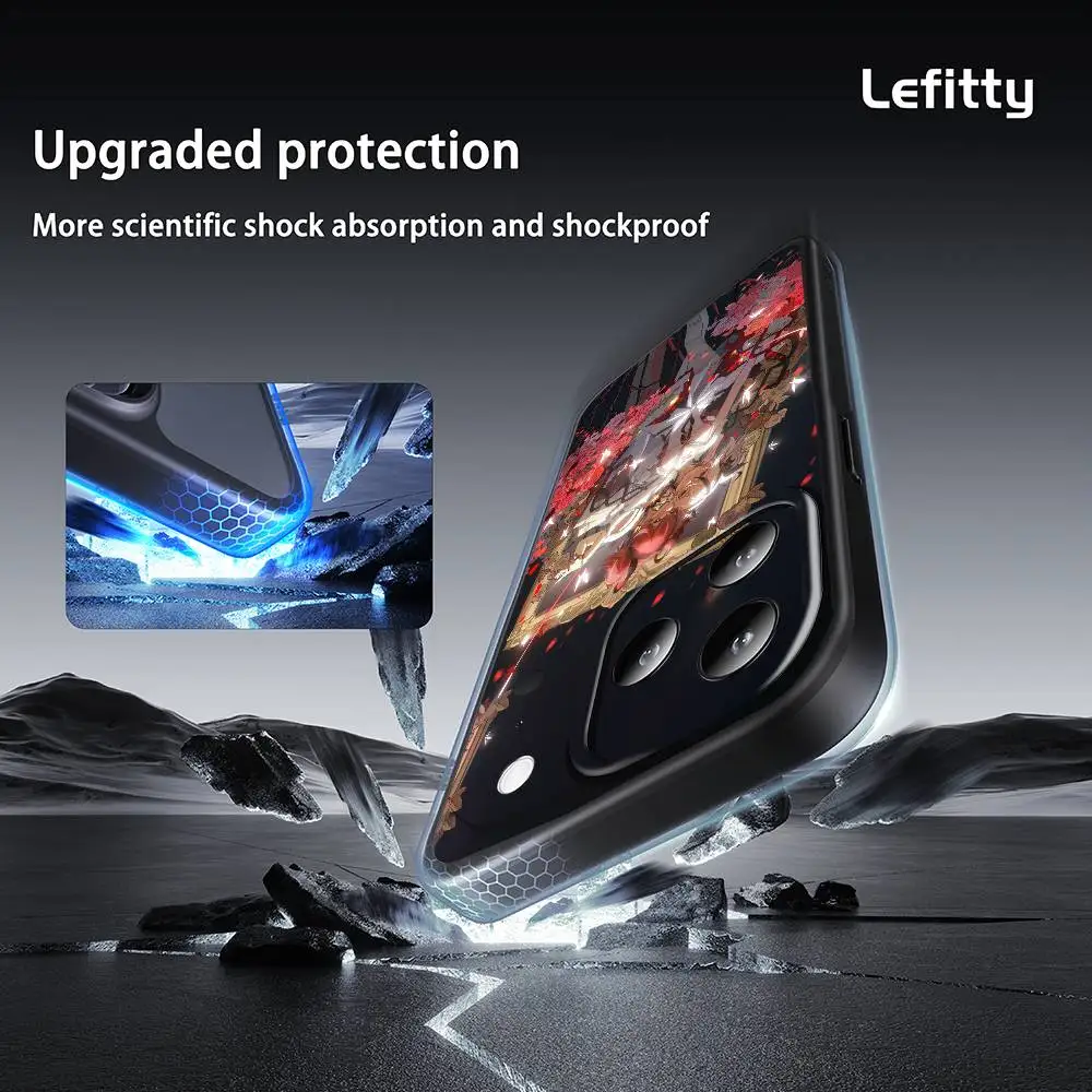 Casing Ponsel Carlotta Wuthering Waves yang Lucu Untuk IPhone 17 16 15 14 13 12 11 Pro Max Plus Mini Hitam Berlapis Lembut Funda