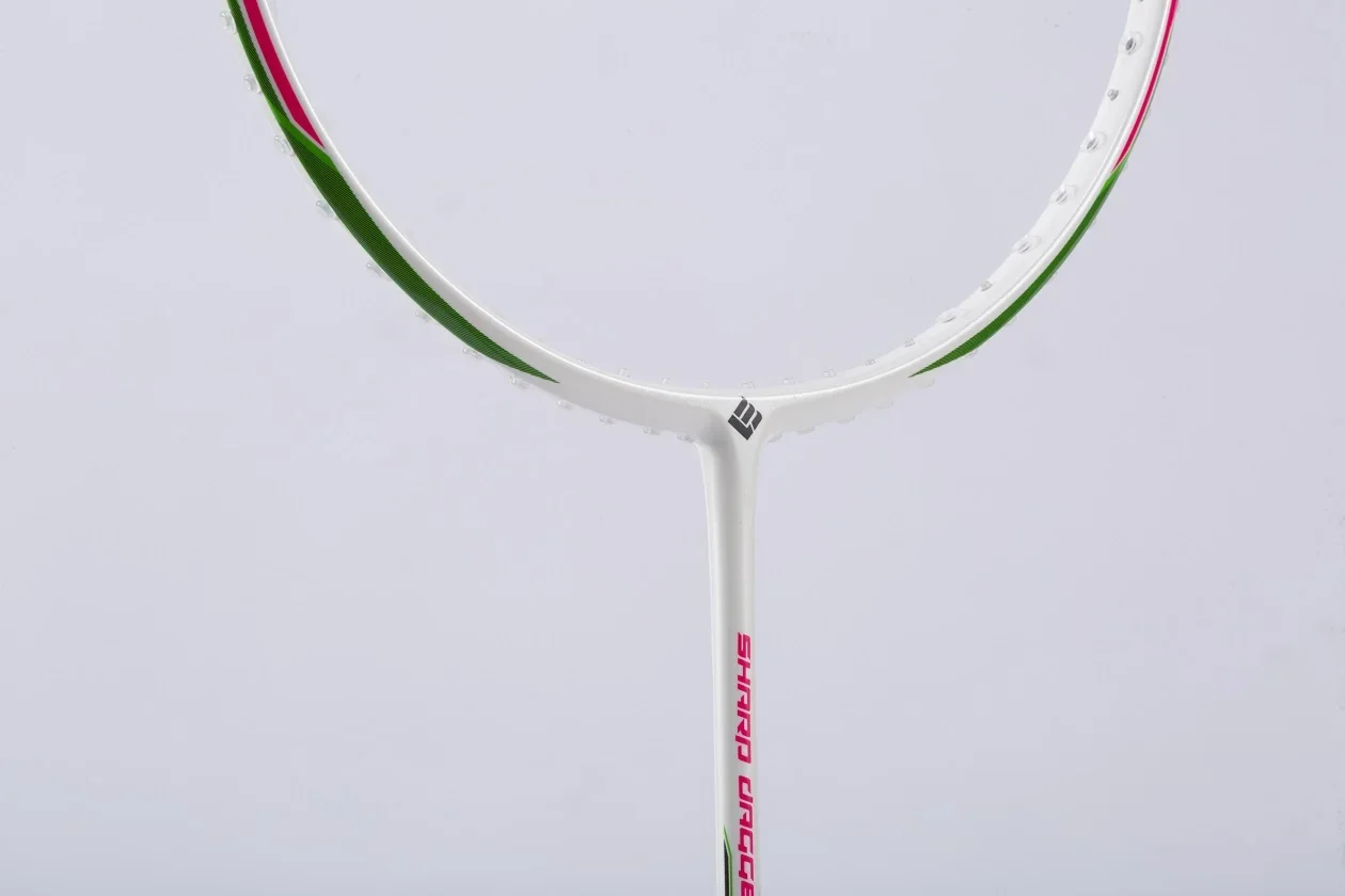 Light weight full carbon badminton racket whole sell customer logo accept 6U