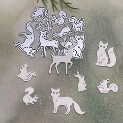 Animal party Metal Cutting Dies for DIY Scrapbooking Album Paper Cards Decorative Crafts Embossing Die Cuts