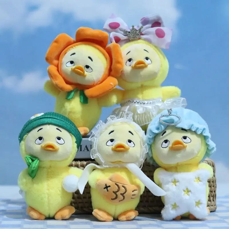 Upset Duck Work Upsets Plush Toy Pendant Hard Working Duck Mystery Keychain Surprise Gift Troublesome Duck Action Figure Toys