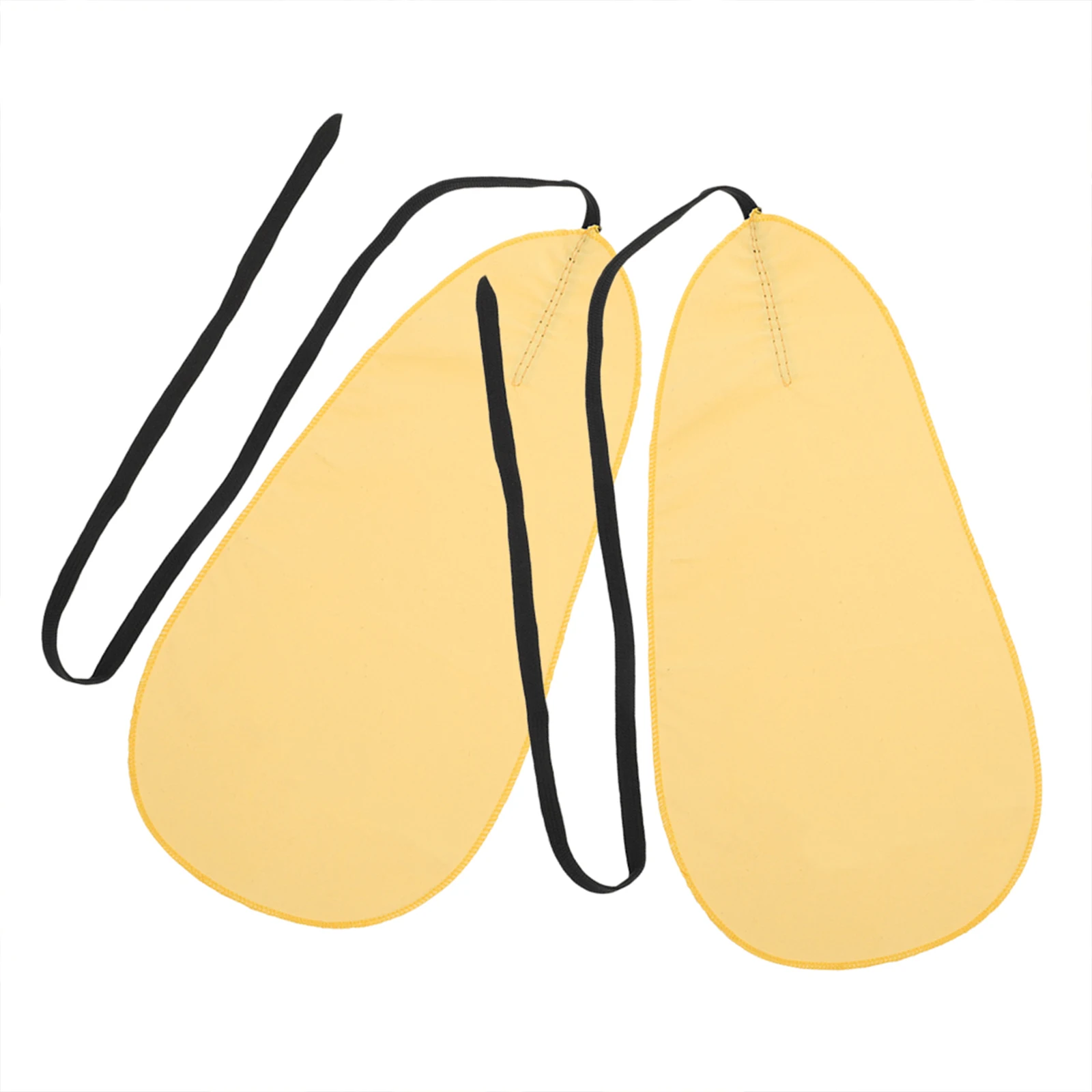 

2 Pcs Yellow Instrument Cleaning Cloth for Saxophone Clarinet Flute Wind Tube Maintenance Tool Music Accessories Kit