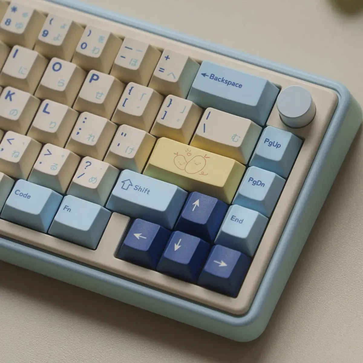 Tema de iogurte conjunto completo de teclas de teclado mecânico de eixo magnético PBT sublimação quente fábrica original