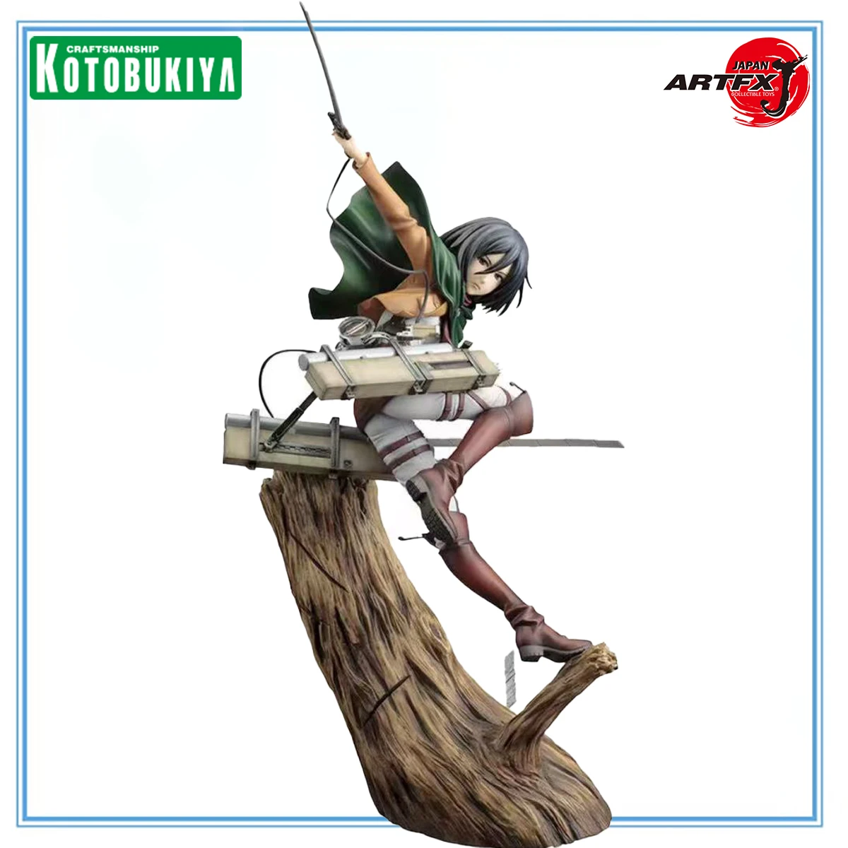 

100% Original in Stock Kotobukiya ARTFX J Shingeki No Kyojin Mikasa Ackerman Anime Figure Collection Series Model Toys