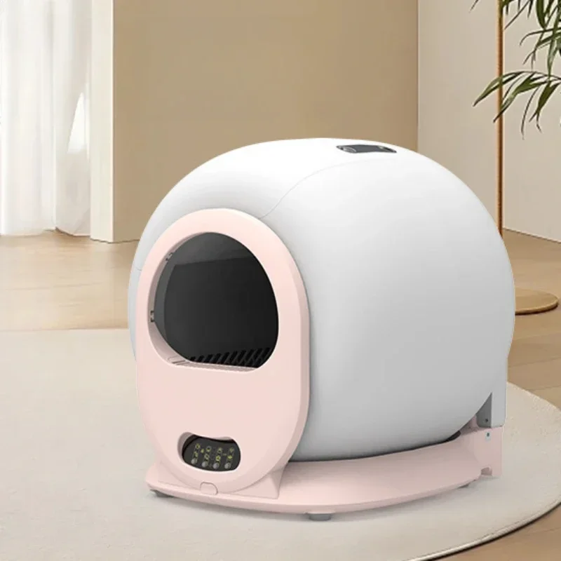 Pet Smart Cat Litter Box Fully Automatic Cleaning Large Fully Enclosed Deodorizing and Splash-proof Electric Cat Toilet