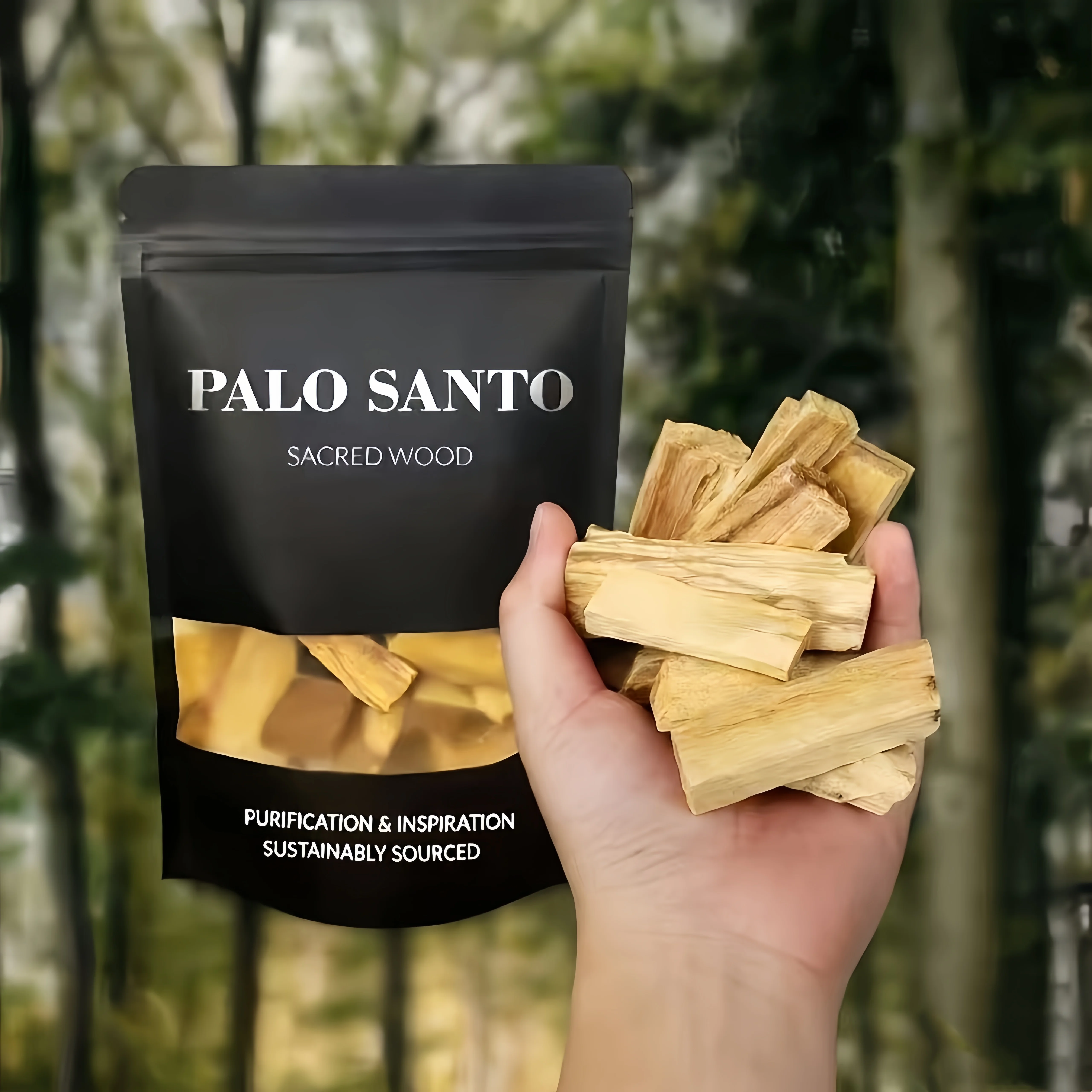 30G/50G/100G Natural Palo Santo Incense Sticks. High-Quality Sacred Wood Is Used for Meditation, as a Gift, for Cleaning the Home, and for Home Decoration Home Decoration Chakras