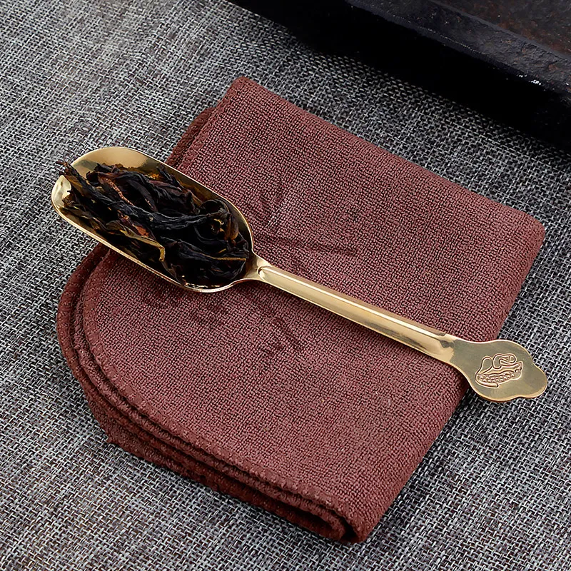 Tea spoon tea shovel small brass tea set accessories tea spoon single tea spoon tea set tea spoon tea spoon