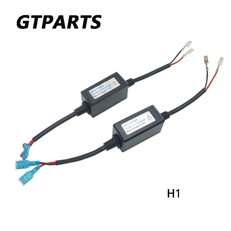 جديد 2 قطعة H1 السيارات LED فك أسود مكافحة وميض LED Canbus فك خطأ مزيل اكسسوارات السيارات