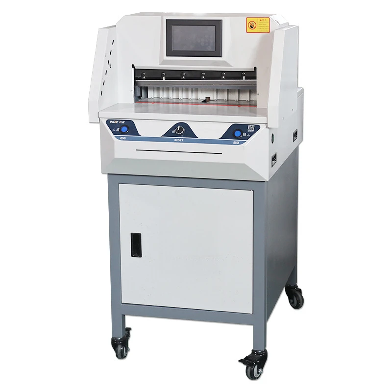 

4505R CNC Electric Fully Automatic Paper Cutter Heavy Programmabl Trimmer For Thick Paper