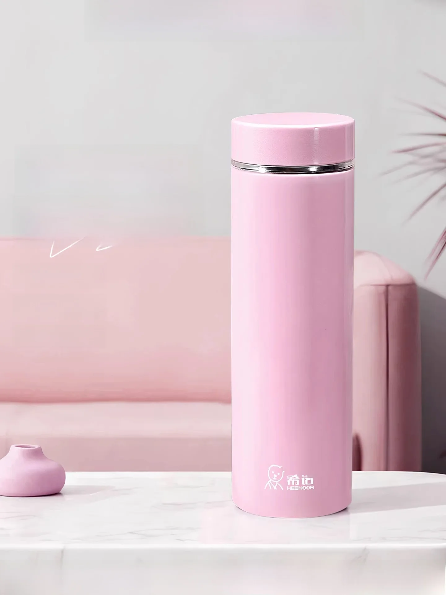 

Heenoor Ladies High Aesthetic Stainless Steel Tea Brewing Insulated Cup 316L Material with Gift Box Home Use Tea Brewing