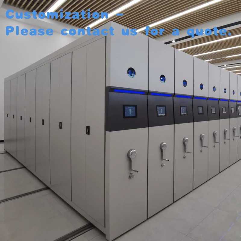 custom.Factory Price of Modern Steel Vertical Mass Shelf Multi-layer Compact Mobile Shelving System Home Office School & Hot