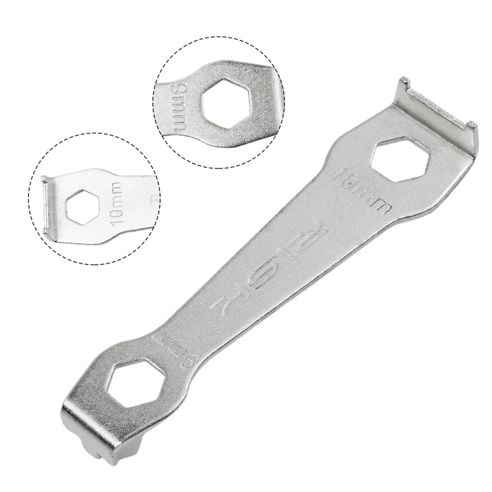 Versatile Bike Chainring Wrench Chainring Bolt Tool Easy Installation And Removal Securely Holds Nut Double-Ended Design