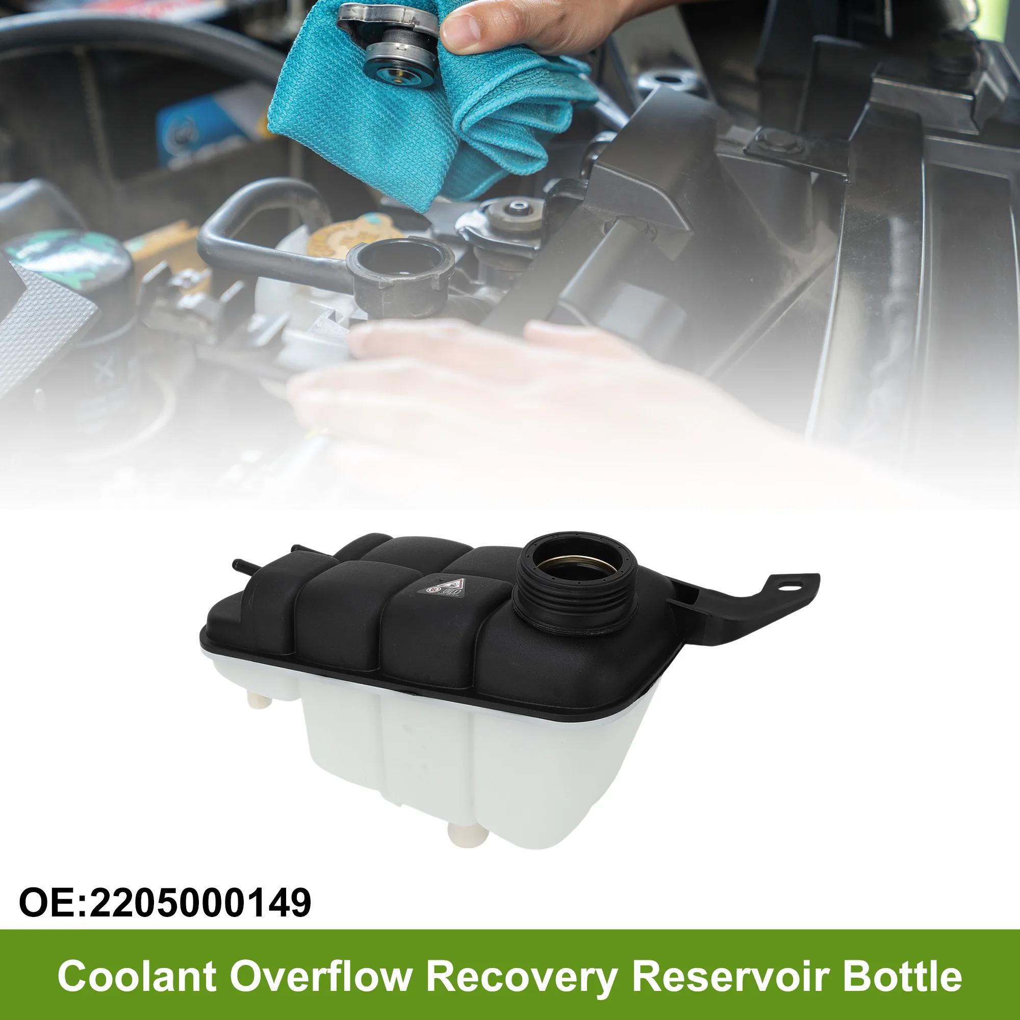 

UXCELL Coolant Expansion Overflow Tank No.2205000149 for Mercedes CL55 for AMG 03-11