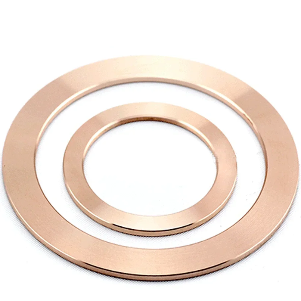 CF25/35/63/80/100/150 Vacuum Flat Copper Crush Washer Gasket Sealing Ring for Flange Fittings Pump