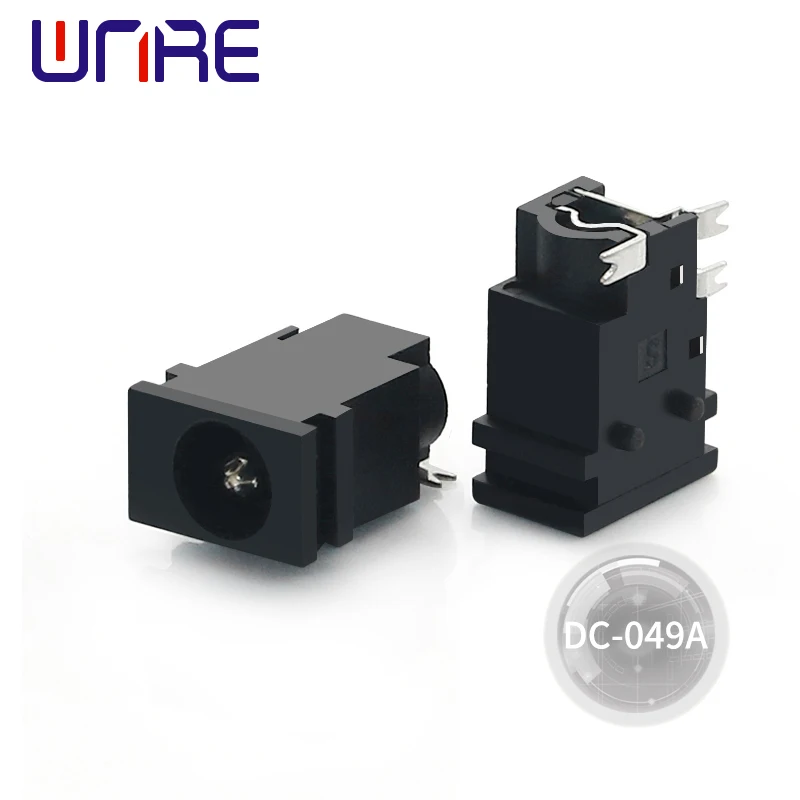 DC-049A DC Power Socket Equipment Charging Port Wireless Telephone Switch Interface High Temperature Resistant 3P Connector