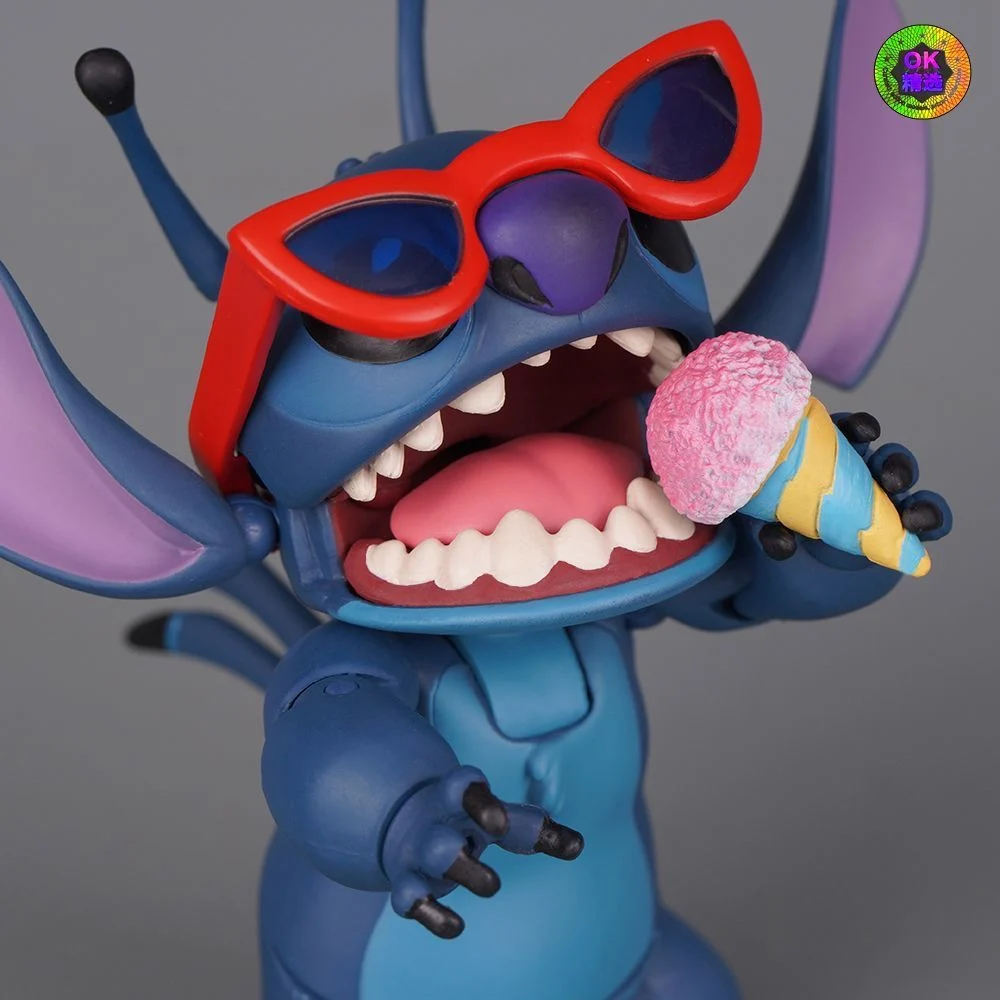 10.5cm Carton Figures  Stitch Experiment 626 Movable Action Figure Statue Model Doll Collection Toys Gifts