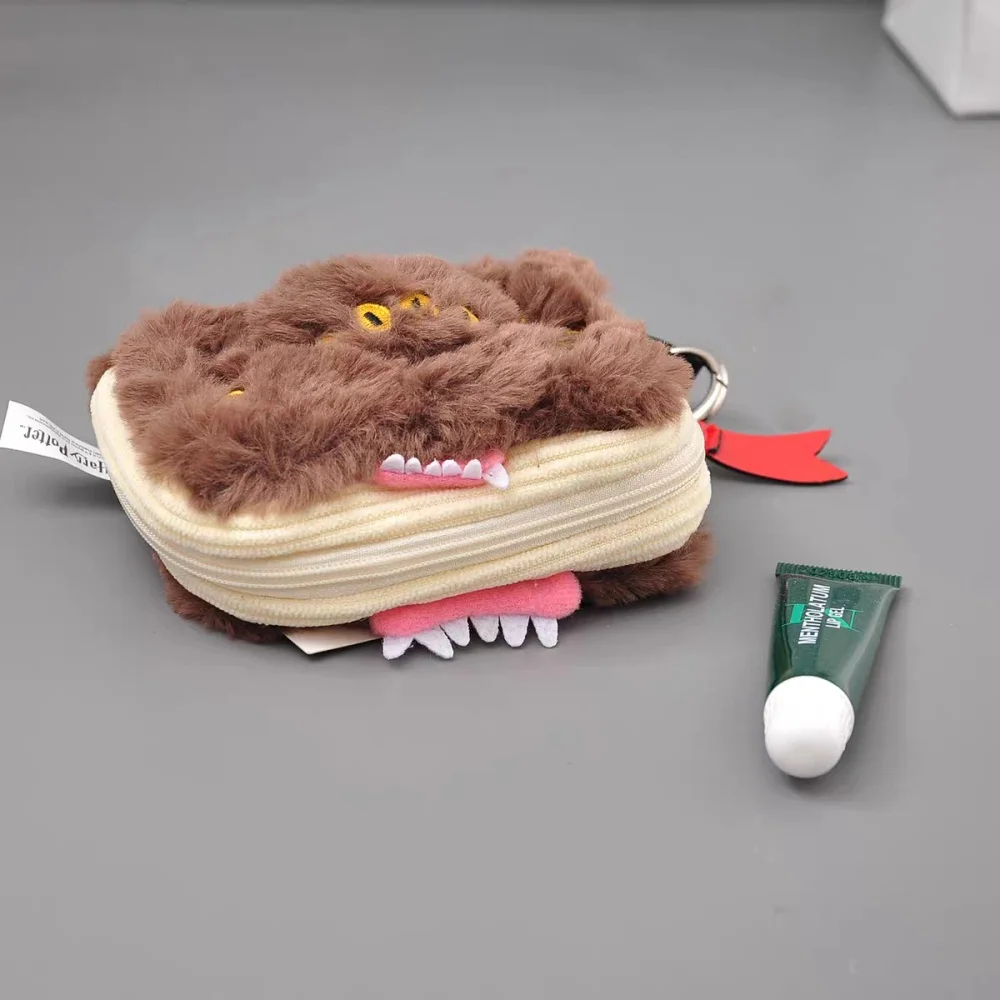 정품 해리포터 몬스터 북 플러시 지갑 귀여운 학생 백팩 장식 액세서리 동전 버스카드 수납 가방