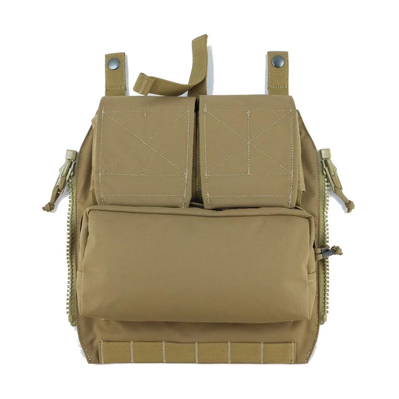 

Ape Force Gear Tactical Zip On Back Panel Pouch 1.0 Coyote Brown AFG-P042