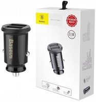 Baseus Mini Fast Car Charger 2x USB 3.1A