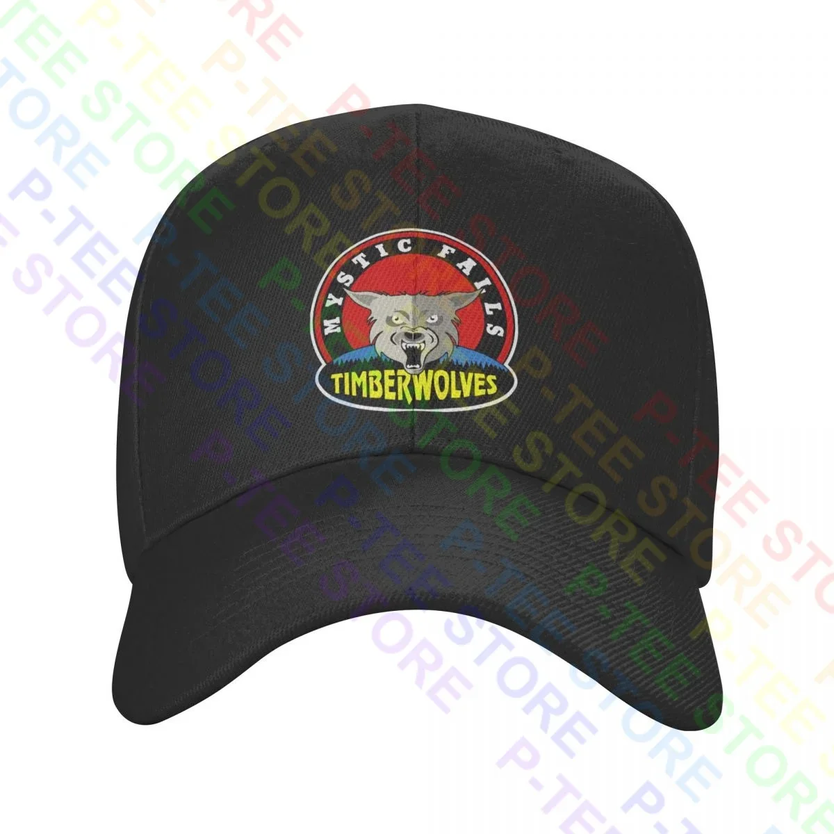 Mystic Falls Timberwolves High School The Vampire Diaries Baseball Cap Truck Driver Caps Top Splicing