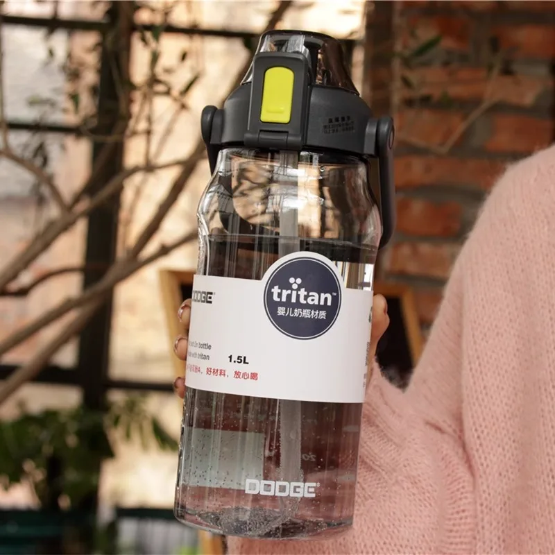 

Большая спортивная бутылка для воды из Тритана, парные стаканы для мужчин и женщин, высокая эстетическая ценность, для активного отдыха, фитнеса, фляга-кувшин для питьевой воды