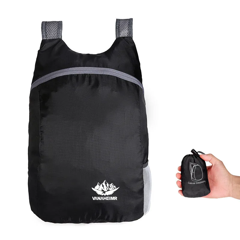 Outdoor Foldable Backpack Waterproof, Ultra Lightweight, Portable Travel Bag, Outdoor Foldable Bag