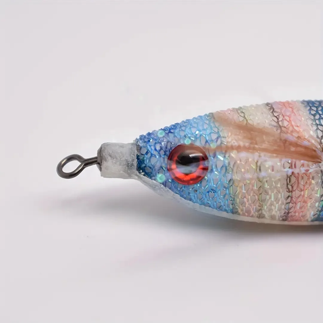 5pcs Squid Jig Slow Sinking Cuttlefish Lure Artificial Calamar Octopus Bait Fish for Shrimp Hook Sea Fishing Lures, Offshore Fis view 3
