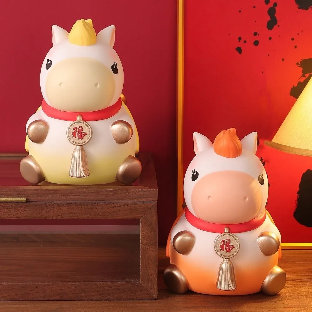 落下防止馬年貯金箱装飾貯金タンク漫画馬貯金箱モデルコレクタブル馬貯金箱オーナメント