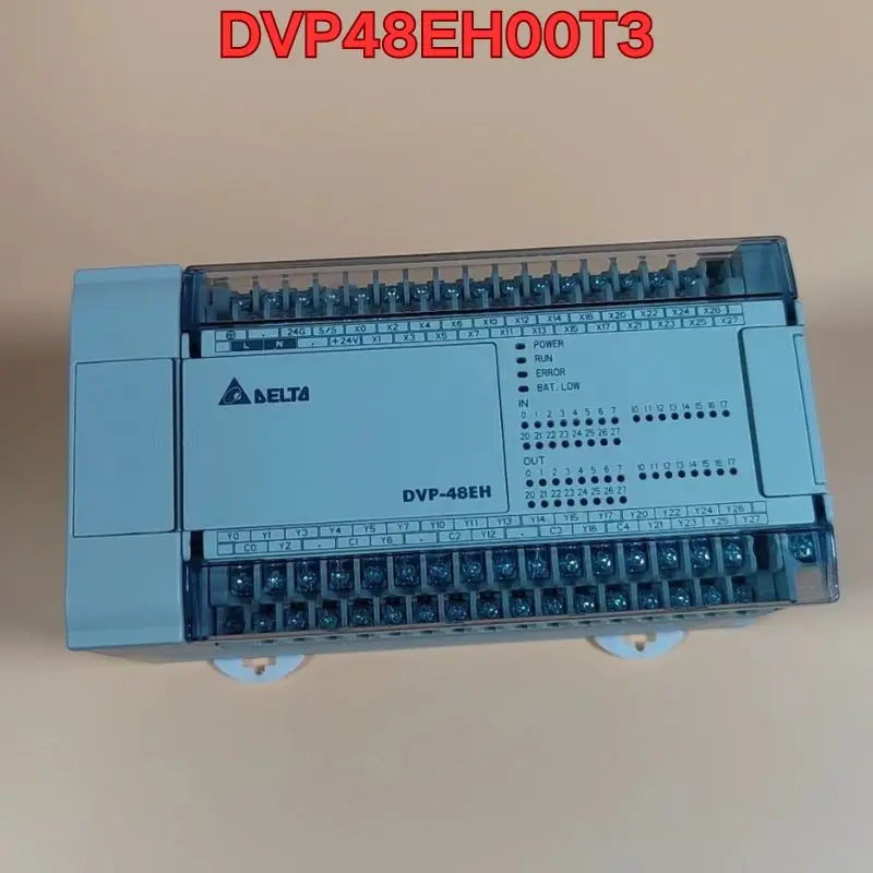 

Second-hand PLC module DVP48EH00T3 function test is normal Original authentic