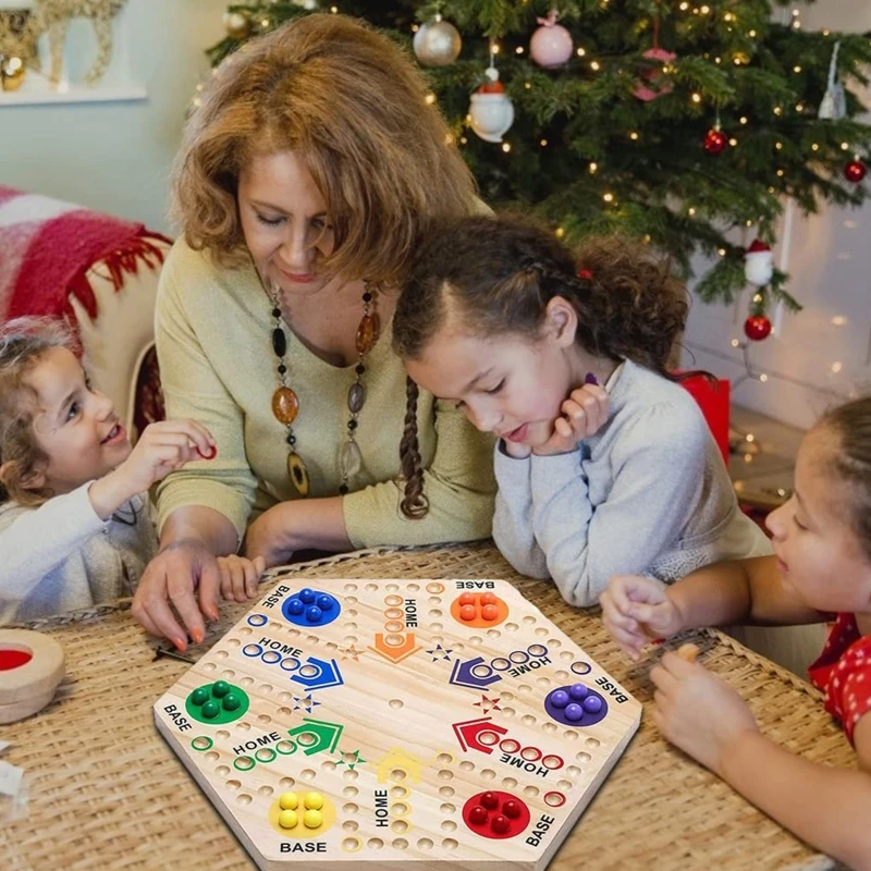 Verergering Dubbelzijdig Dobbelstenen Dambord Spel 4 6 Spelers Party Tafel Interactief Schaakbord Kinderen Onderwijs Wiskunde