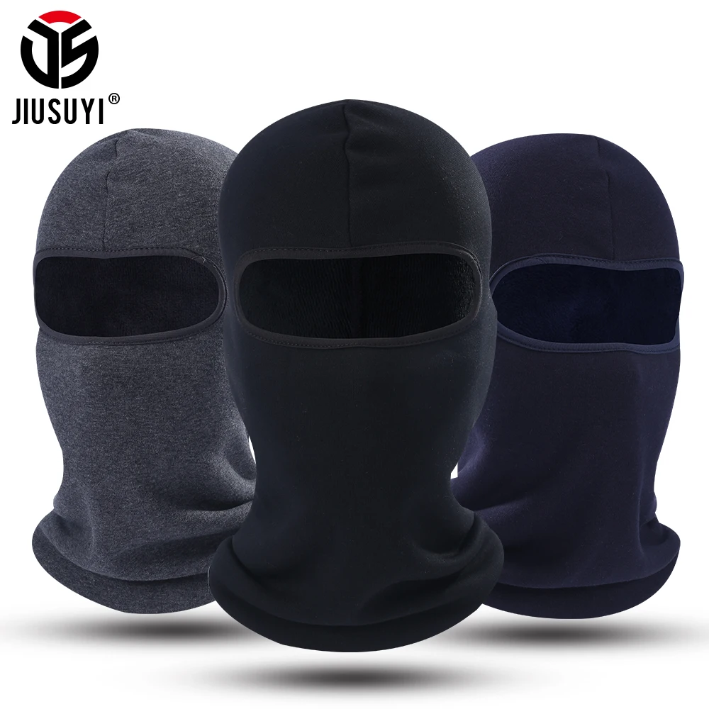 

Winter Thermal Cycling Balaclava Sports Skiing Hiking Hunting Camping Bicycle Snowboard Face Mask Warmer Fleece Cap Men Headwear