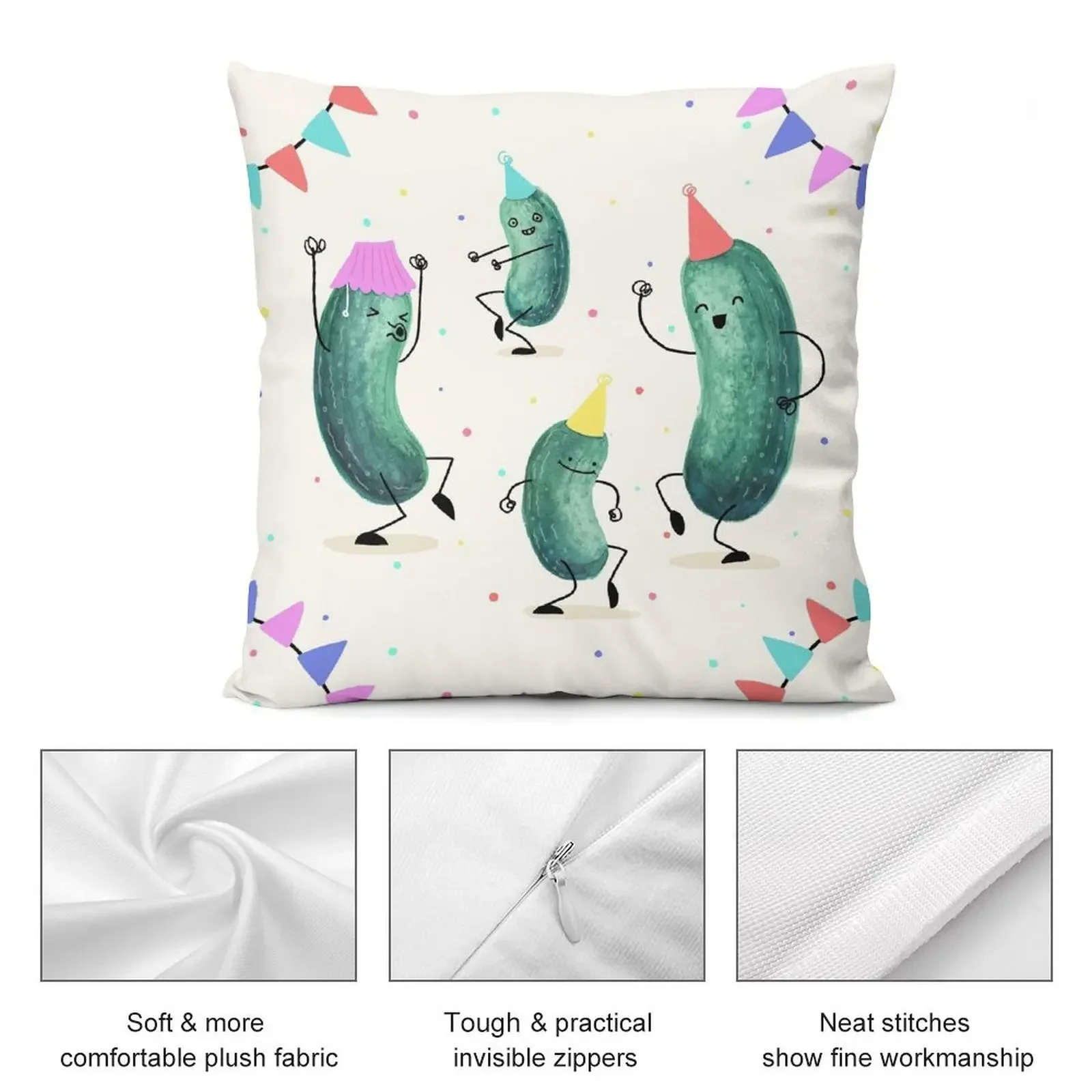 Pickle Party! Throw Pillow Decorative pillowcase sleeping pillows pillow