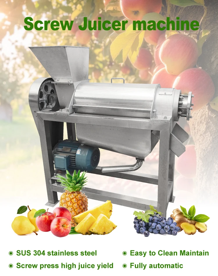 Industrial Electric Automatic Commercial Fruit and Vegetable Juice Processor Juicer