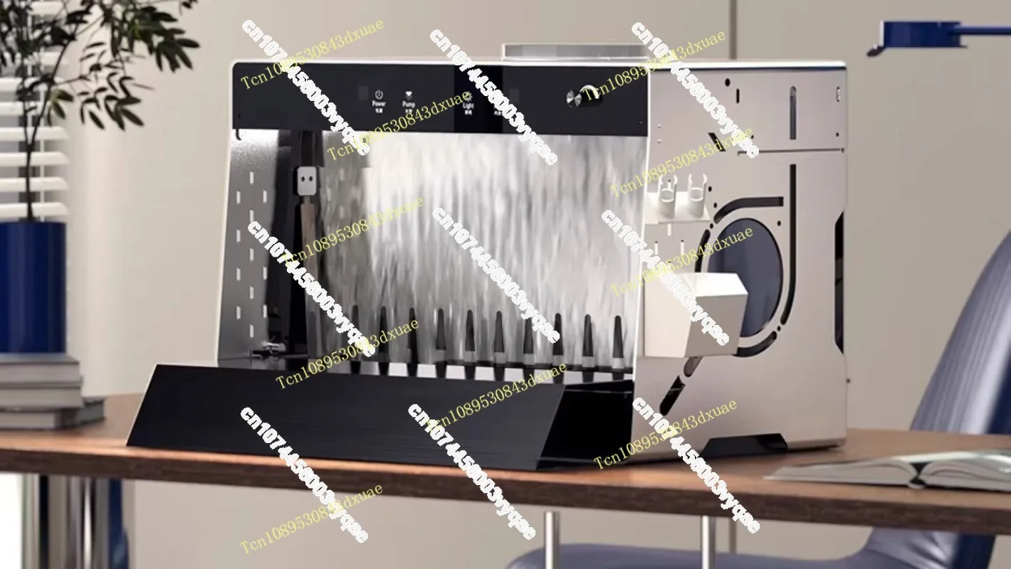 New product model spray paint box water curtain figure coloring spraying workbench oil extraction tank