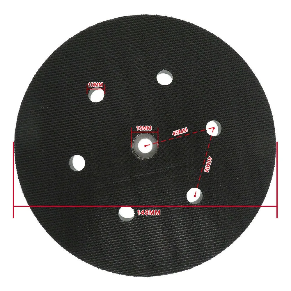 

Electric Polishing Disc 150mm for Sanders Requiring 6 Hole Mounting and Soft Foam Cushioning Interface Support