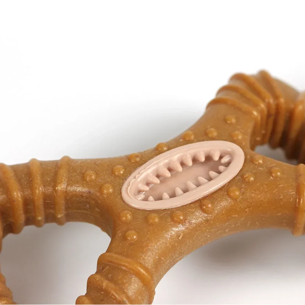 Indestructible Dog Chew Toy for Aggressive Chewers Interactive Pet Chew Treat Leaking Bone Toy for Dogs Puppy Teeth Grinding Toy 4