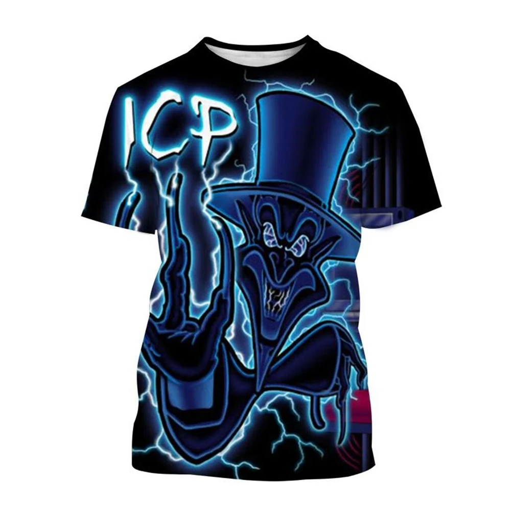 Unisex Kids 3D T- Shirts New Men Fashion Insane Clown Posse Icp Joker Cards 3D Printed Funny Patterns T shirt Oversized T Shirt