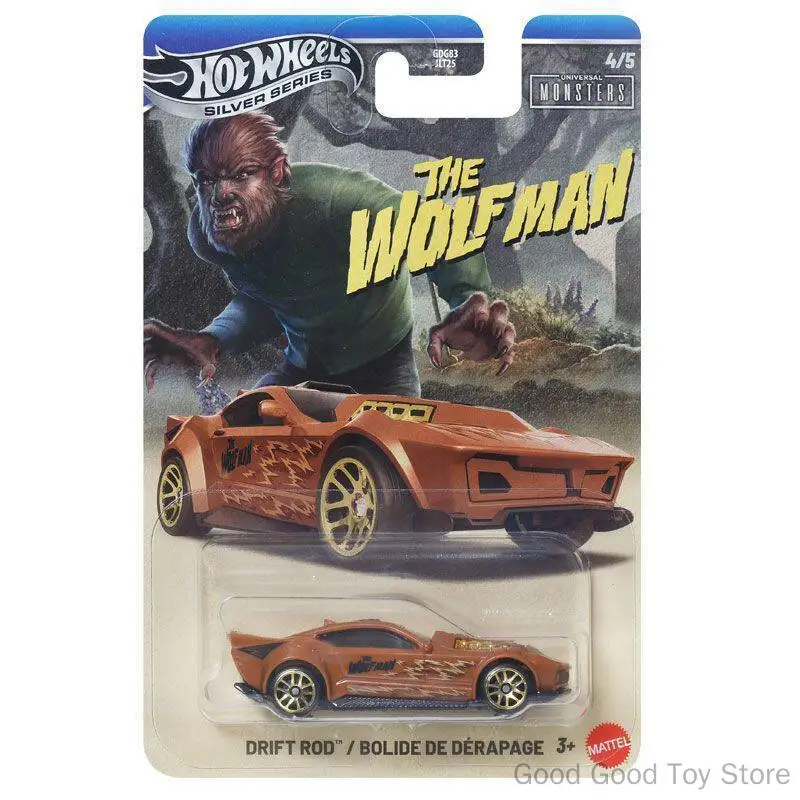 New Hot Wheels Themed Entertainment Assortment Universal Monsters Series Dracula Frankenstein Mummy Wolfman 1:64 Diecast Car Toy
