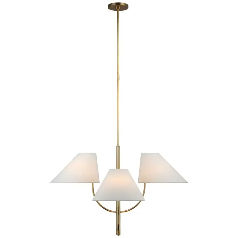 Yihao high-quality indoor restaurant bar decoration chandelier Nordic art design gold metal chandelier hot sale