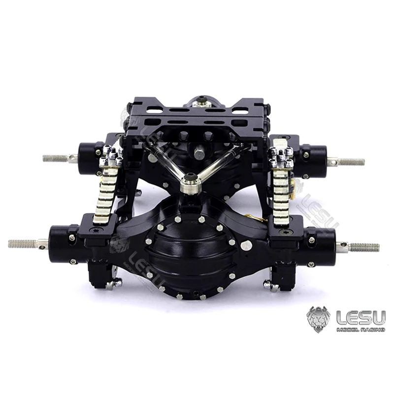 Lesu Modell Aktualisiertes Federungskit Pneumatische Ersatzteile für 1/14 RC Tamiya Man Hydraulische Traktoren Anhänger Ferngesteuerte LKWs RC-Autos – Detail 9