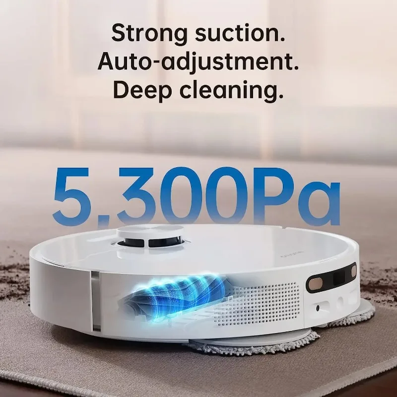 Dreame L10s Ultra Robot Vacuum and Mop Combo Auto Mop Cleaning and Drying 5300Pa Suction and AI Navigation Compatible with Alexa