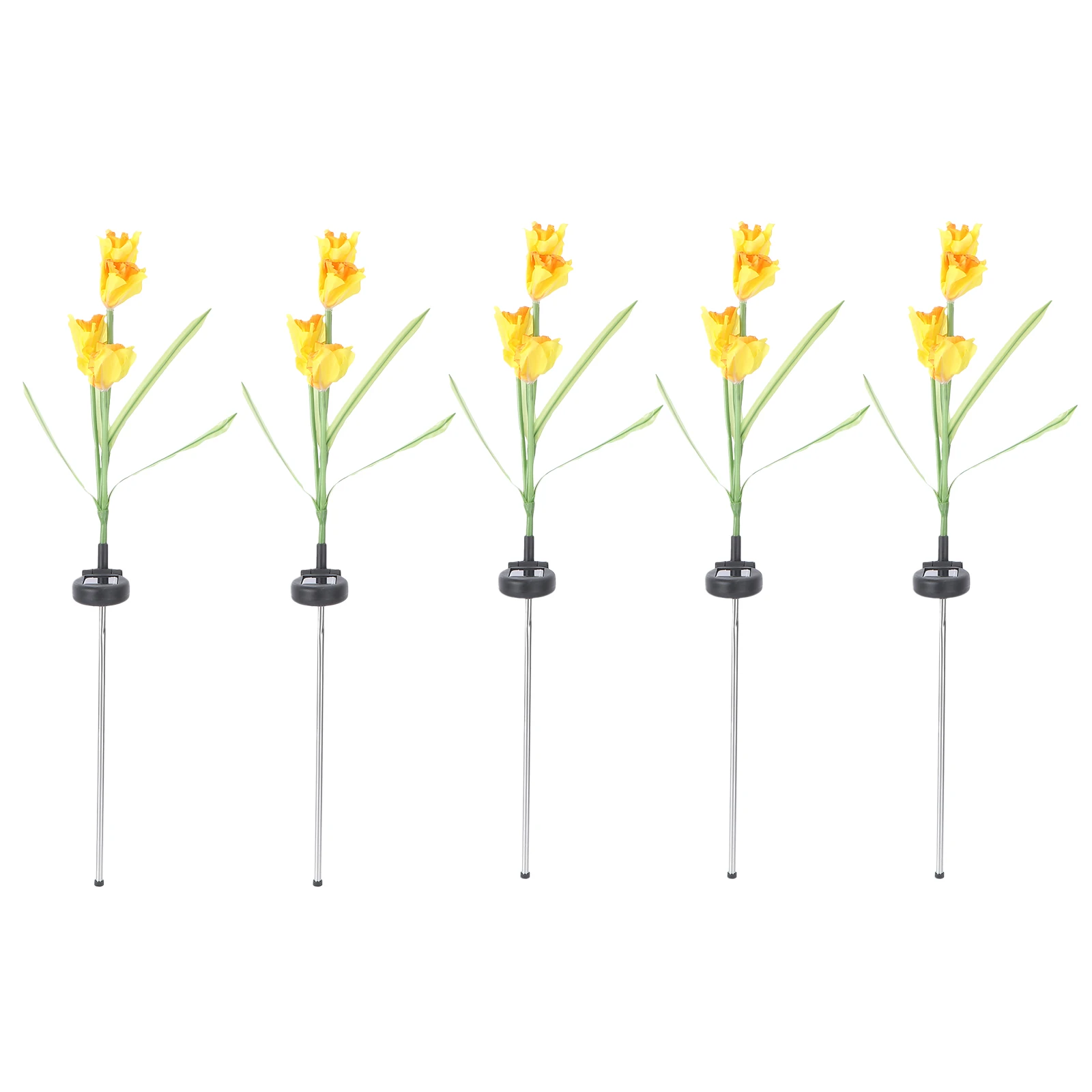 

Solar Power Narcissus LED Flower Lamp Outdoor Waterproof IP55 Garden Lawn Pathway Lighting Energy Lamppost Orange