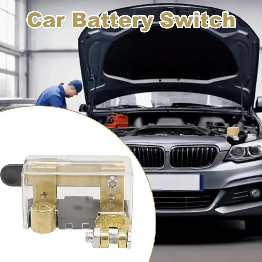 

12V/24V Battery Isolator Switch - Knife Disconnect for Car, Marine, Boat, Snowboard & Cycling F2I3