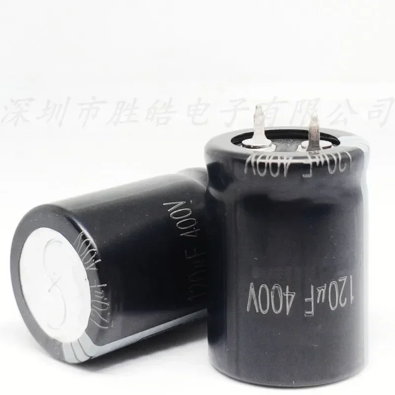 

(2PCS/10PCS) 400v120uf Volume : 25x25mm Hard Feet 400V120uF Aluminum Electrolytic Capacitors