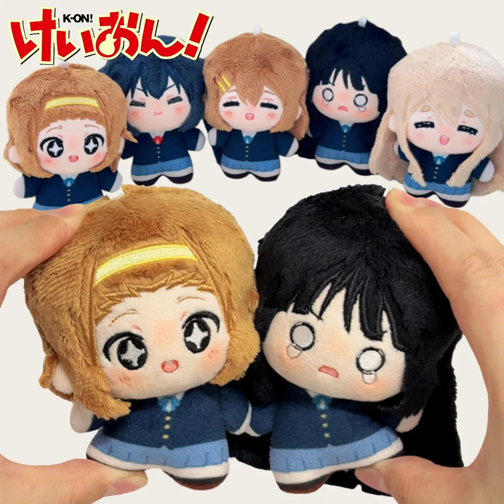 

Anime K-ON Hirasawa Yui Akiyama Mio Tainaka Ritsu Kotobuki Tsumugi Nakano Azusa Cosplay Doll Keychain Cute Plush Stuffed Dolls